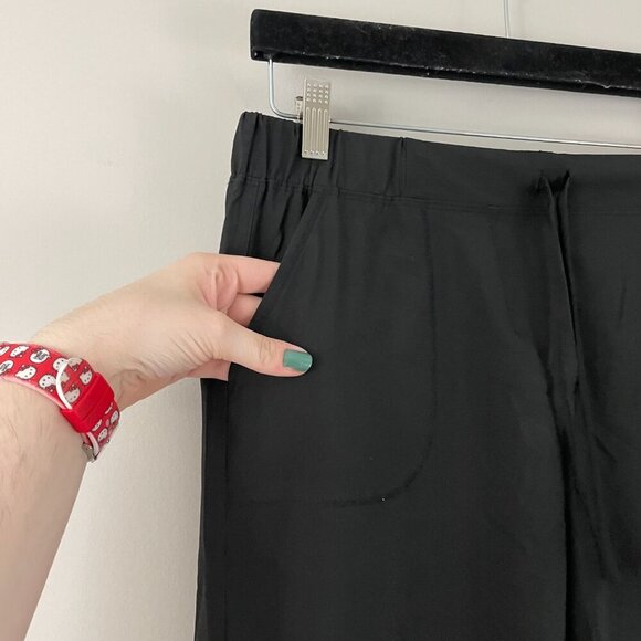 Albion Fit The Jetsetters Black Jogger Pants Size Medium Petite - Picture 4 of 6